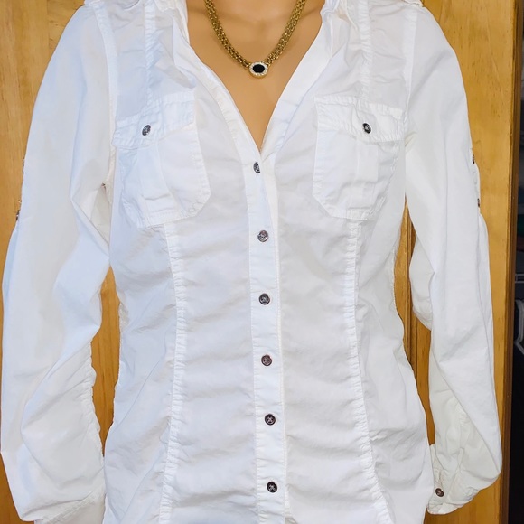 Express white button down - Picture 4 of 11